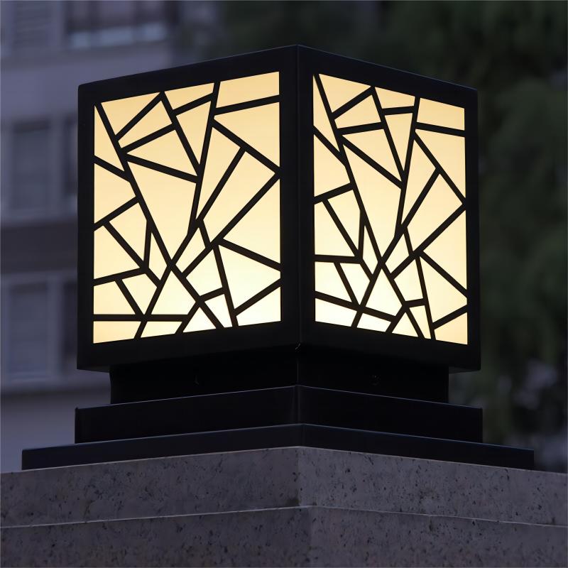 Creative Hollow Light Box Billboard Display Board Iron Street Lamp Outdoor Lamp Post Custom Made